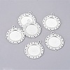 Tibetan Style Alloy Pendant Cabochon Settings LS-TIBE-T003-08S-RS-2