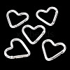 5Pcs Zinc Alloy Spring Gate Rings FIND-TA0009-73O-9