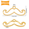 20Pcs Beard Alloy Small Handmade Pendant FIND-OC0001-52-2