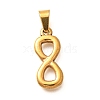 201 Stainless Steel Pendants STAS-Q344-15G-1