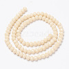 Opaque Solid Color Glass Beads Strands EGLA-A034-P3mm-D05-2