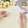Polyester Fascinator Mesh Face Veil AJEW-CY0002-99-3