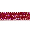 Transparent Electroplate Glass Beads Strands LS-EGLA-A039-T4mm-L27-1