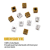 100Pcs 2 Colors Tibetan Style Alloy European Beads FIND-DC0002-53-3