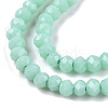 Opaque Solid Color Glass Beads Strands EGLA-T021-02D-3