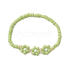 Glass Seed Stretch Bracelets BJEW-JB110103-3