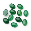 Grade A Natural Green Agate Oval Cabochons X-G-L394-04-18x13mm-1