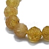 Natural Yellow Apatite Beads Strands G-G927-09-3