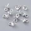 304 Stainless Steel Cup Pearl Peg Bails Pin Pendants STAS-K210-09B-S-3