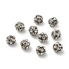 7mm Brass Crystal Rhinestone Beads KK-S519-01B-P-1