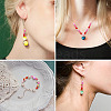 1200Pcs 4 Colors Transparent Acrylic Beads TACR-YW0002-45-6