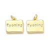 Brass Pendants KK-D229-22A-G-1