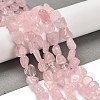 Natural Rose Quartz(Dyed & Heated) Beads Strands G-P497-01E-79B-2