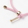 Cotton Twisted Cord Bracelet Making X-MAK-L012-05-2