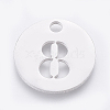 Non-Tarnish 304 Stainless Steel Pendants LS-STAS-F233-08-P-1