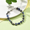 Natural Lapis Lazuli Beads Bracelets for Women BJEW-H623-02S-19-2