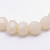 Opaque Solid Glass Bead Strands GLAA-R166-6mm-02D-2