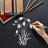 Large Plastic Reusable Drawing Painting Stencils Templates DIY-WH0202-412-7