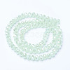 Electroplate Glass Beads Strands EGLA-A034-J1mm-B03-2