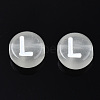 Luminous Transparent Clear Acrylic Beads LACR-N001-52-3
