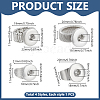 4Pcs 4 Styles Alloy Interchangeable Snap Stretch Ring Settings RJEW-DR0001-06A-2