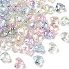 UV Plating Transparent Acrylic Beads OACR-D038-02B-1