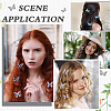 24Pcs 2Bags Cloth Butterfly Alligator Hair Clip FIND-CP0002-49A-6