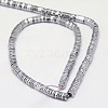 Electroplate Non-magnetic Synthetic Hematite Beads Strands X-G-J165-3mm-08-2