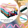 30 Bundles 30 Colors Single Face Velvet Ribbon Sets OCOR-WH0090-020-2