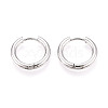 304 Stainless Steel Hoop Earrings EJEW-T048-24A-P-1