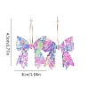 Bowknot Acrylic Hoop Earrings FS-WGD1738-01-2