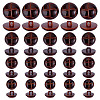 60Pcs 4 Style Plastic Shank Buttons BUTT-HY0001-19B-1
