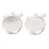 Brass Cufflinks KK-E464-S-1