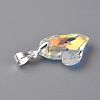 Electroplate Glass Pendants FIND-TAC0009-67S-03-3