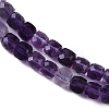 Natural Purple Fluorite Beads Strands G-P553-E02-03-4