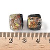 Baking Paint Handmade Gold Sand Lampwork Beads LAMP-P072-01B-02-3