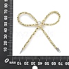 Alloy & Glass Bowknot Chandelier Component Links PALLOY-D360-01-3