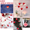 Heart Handmade Wool Felt Ornament Accessories DIY-CY0003-12A-5