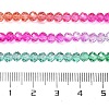 Transparent Painted Glass Beads Strands DGLA-A034-T3mm-A03-3