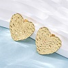 304 Stainless Steel Stud Earrings for Women LS-EJEW-L296-026G-3