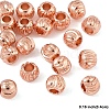20Pcs Brass Spacer Beads KK-YW0003-18B-RG-1