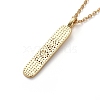 304 Stainless Steel Chain Necklaces NJEW-G335-38G-3