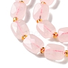 Natural Rose Quartz Beads Strands G-H061-A05-01-4