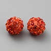 Handmade Polymer Clay Rhinestone Beads CLAY-WH0011-08K-1