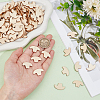 160Pcs Unfinished Wooden Pieces WOOD-BC0001-31B-3