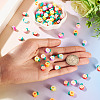 Handmade Polymer Clay Beads CLAY-TAC0015-04-6