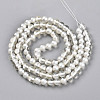 Baking Paint Transparent Glass Beads Strands DGLA-N011-8mm-01-2