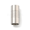 304 Stainless Steel Magnetic Clasps with Glue-in Ends STAS-F149-04P-D-2