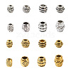 Kissitty 160Pcs 16 Style Tibetan Style Alloy European Beads TIBE-KS0001-10-3