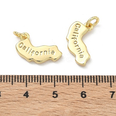 Brass Pendants KK-D229-22W-G-1